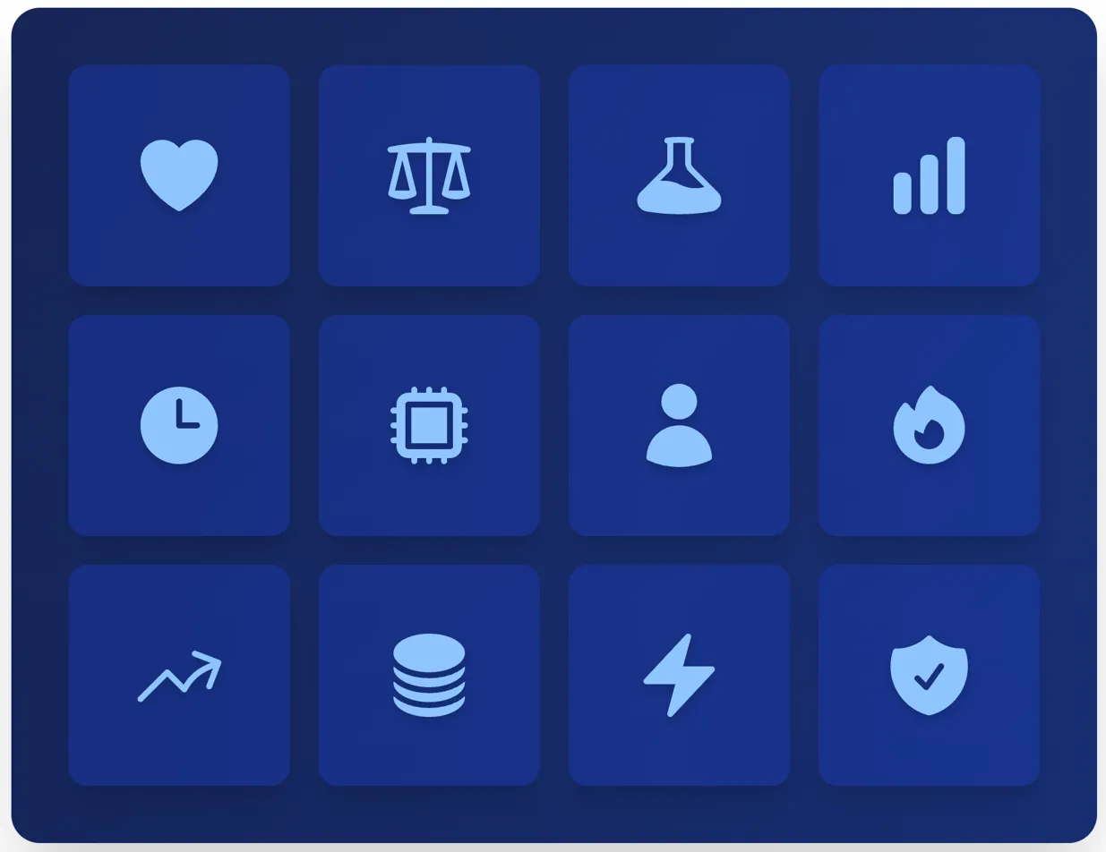 Health metrics dashboard showing 12 critical health numbers for men over 40